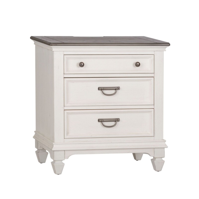 Allyson Park Night Stand w/ Charging Station 417BR61