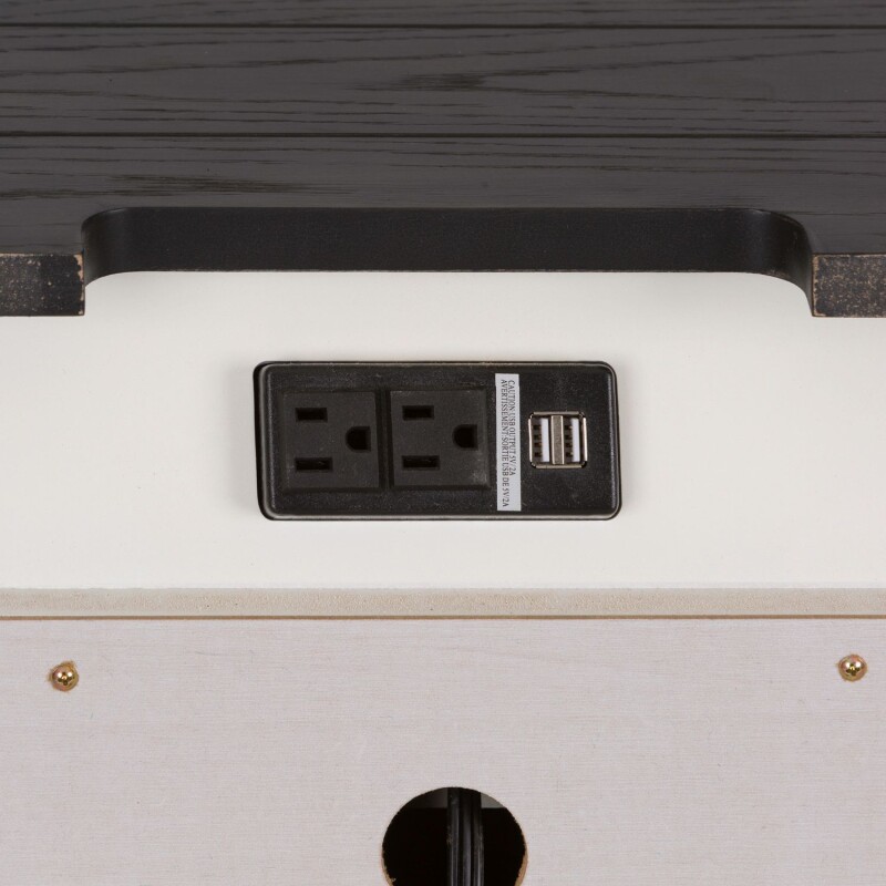 Allyson Park Night Stand w/ Charging Station 417BR61
