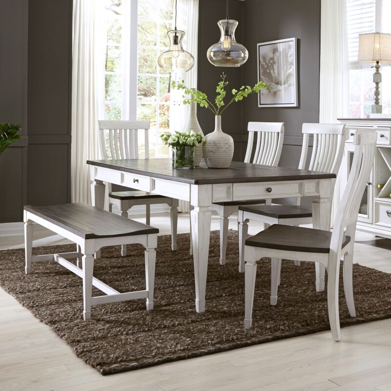 Allyson Park Wood Seat Bench 417C9000B