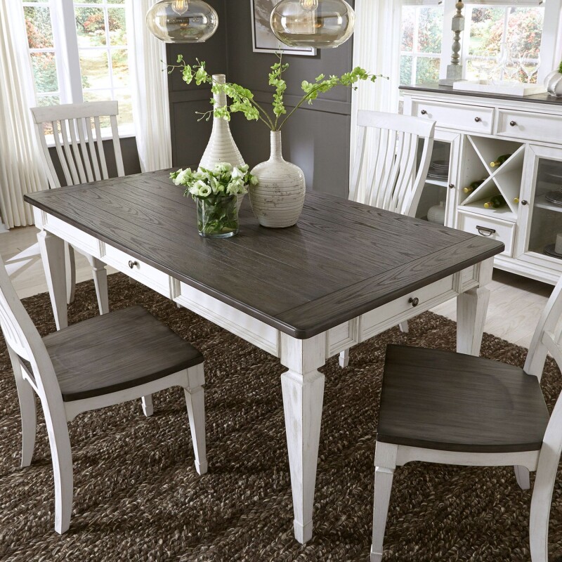 Allyson Park 5 Piece Rectangular Table Set 417DR5RLS