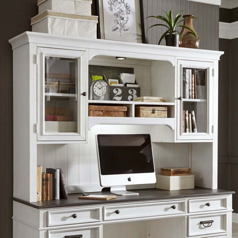 Allyson Park Jr. Executive Credenza Hutch 417HO132