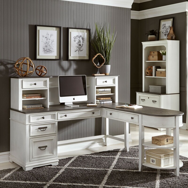 Allyson Park L Shaped Desk Set 417HOJLSD