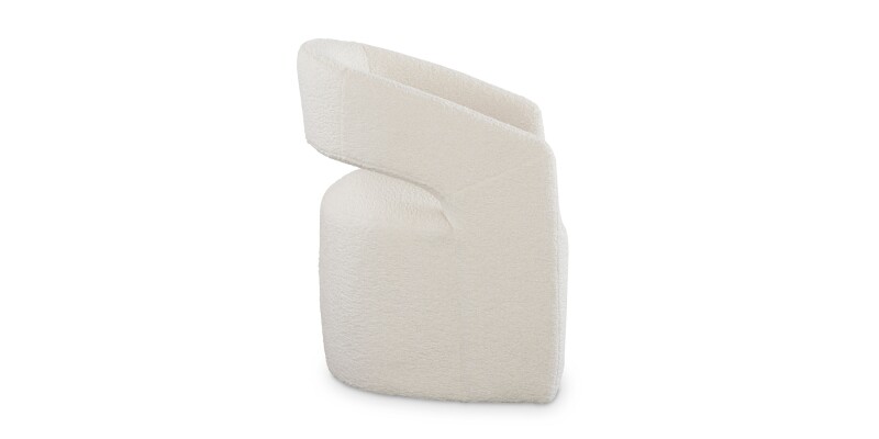 Aries Upholstered Dining Chair with Casters 4200B680
