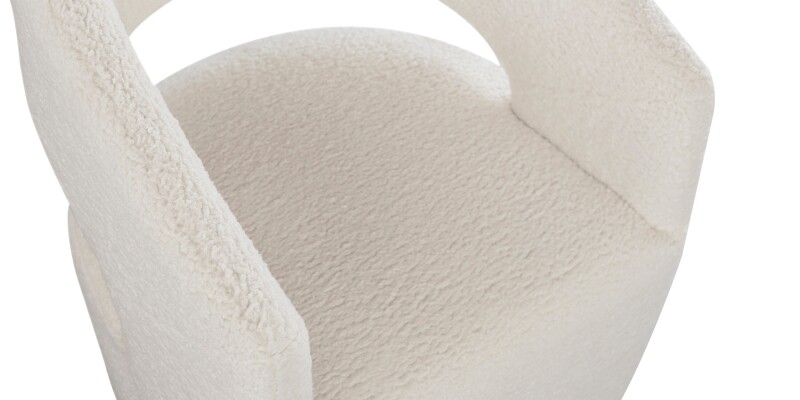 Aries Upholstered Dining Chair with Casters 4200B680