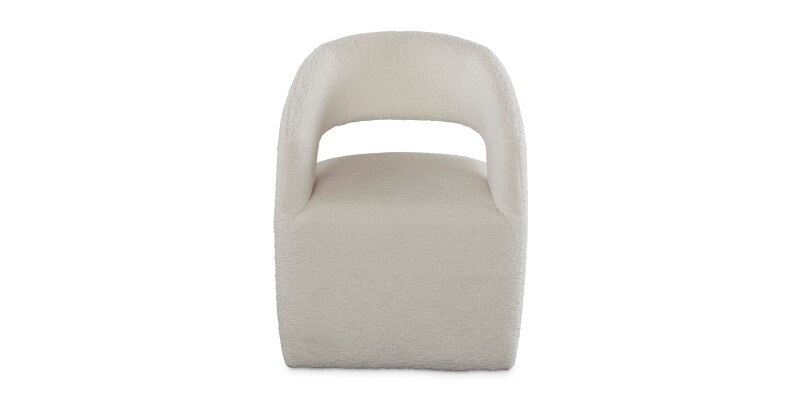 Aries Upholstered Dining Chair with Casters 4200G680