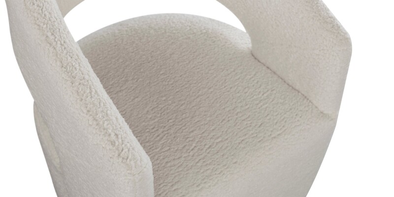 Aries Upholstered Dining Chair with Casters 4200G680