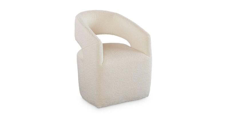 Aries Upholstered Dining Chair with Casters 4200N680