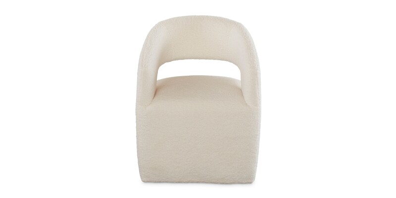 Aries Upholstered Dining Chair with Casters 4200N680