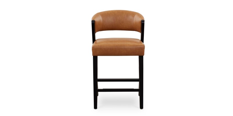 Asher Upholstered Faux Leather Counter Stool 42010687BCC