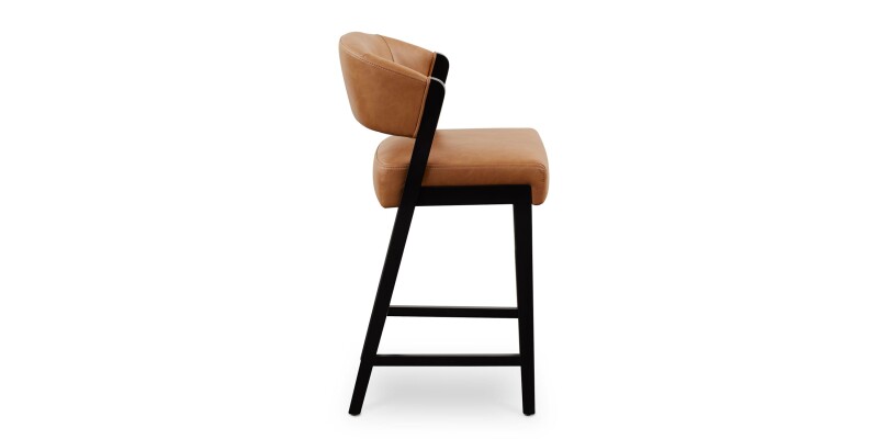 Asher Upholstered Faux Leather Counter Stool 42010687BCC