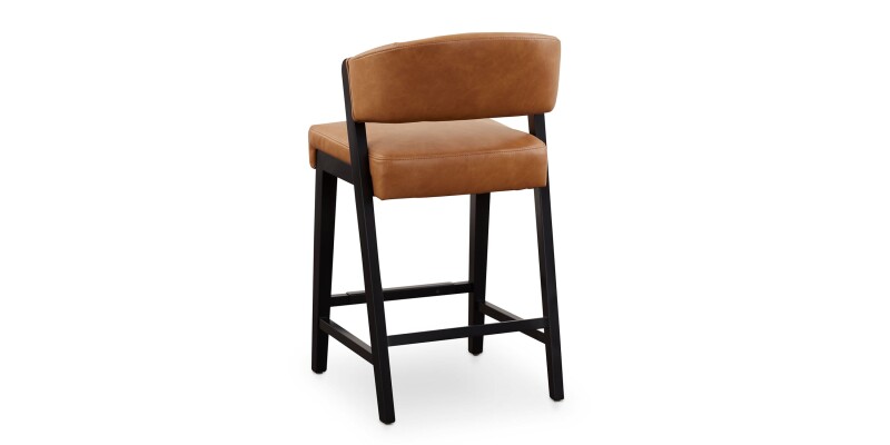 Asher Upholstered Faux Leather Counter Stool 42010687BCC