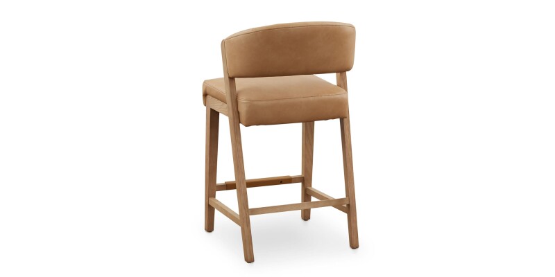 Asher Upholstered Faux Leather Counter Stool 42010687NCT