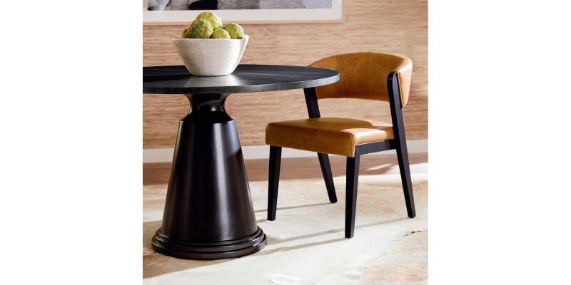 Asher Upholstered Faux Leather Dining Chair 42011682BCC