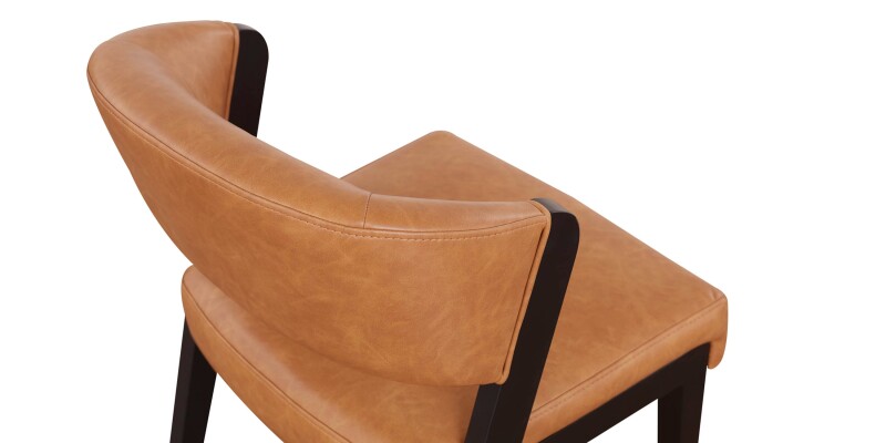 Asher Upholstered Faux Leather Dining Chair 42011682BCC