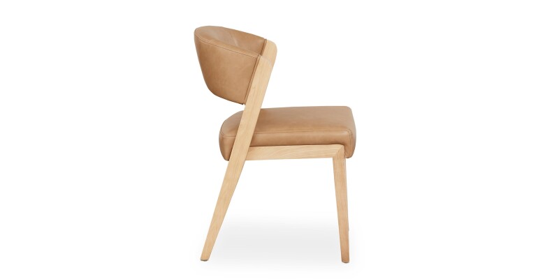 Asher Upholstered Faux Leather Dining Chair 42011682NCT