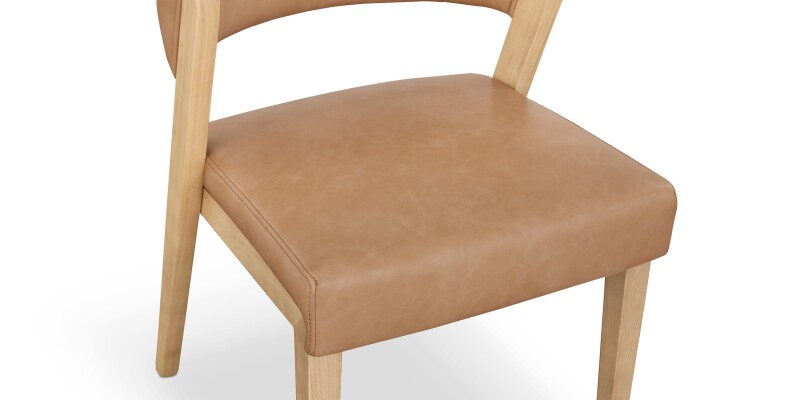 Asher Upholstered Faux Leather Dining Chair 42011682NCT