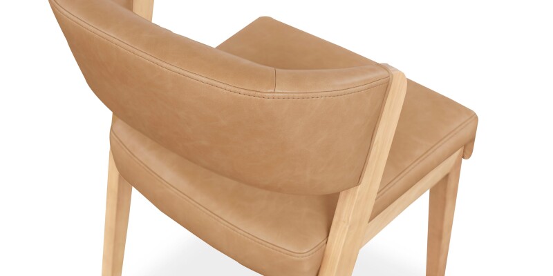 Asher Upholstered Faux Leather Dining Chair 42011682NCT