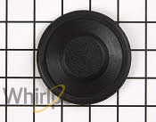 Disposer Splash Guard, Black-colored, 3 1/4" diameter x 1/25" height 4211300