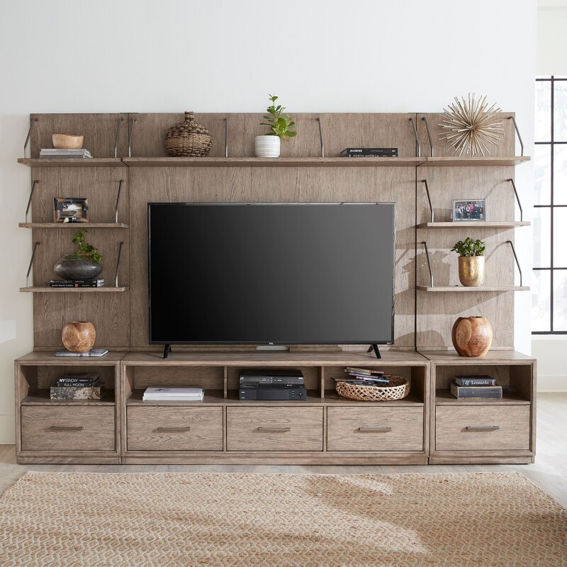 City Scape Entertainment Center with Piers 421ENTECP