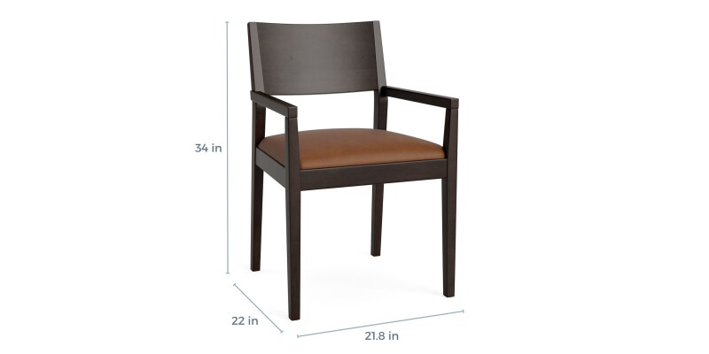 Myers Leather Upholstered Dining Chair 42262654L59