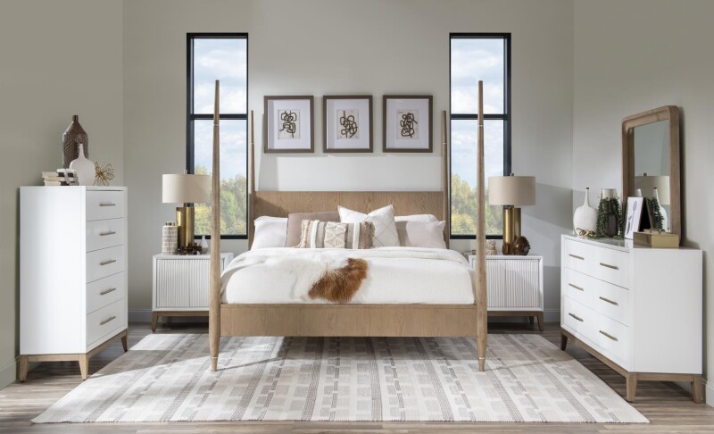 4230 Melrose BR Complete Poster Bed Cal King 6/0 42304207K