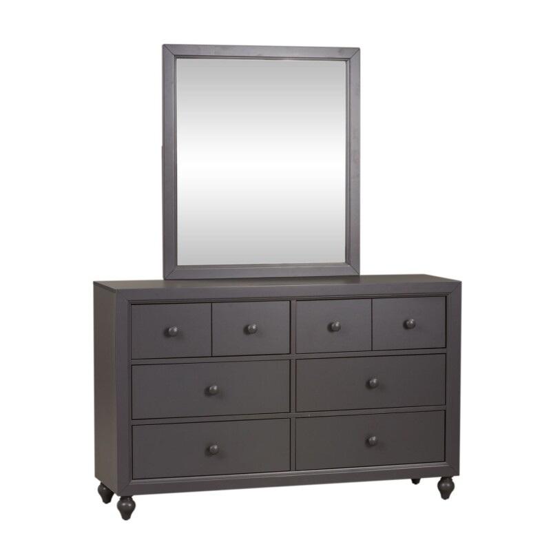 Cottage View Full Panel Bed, Dresser & Mirror 423YBRFPBDM