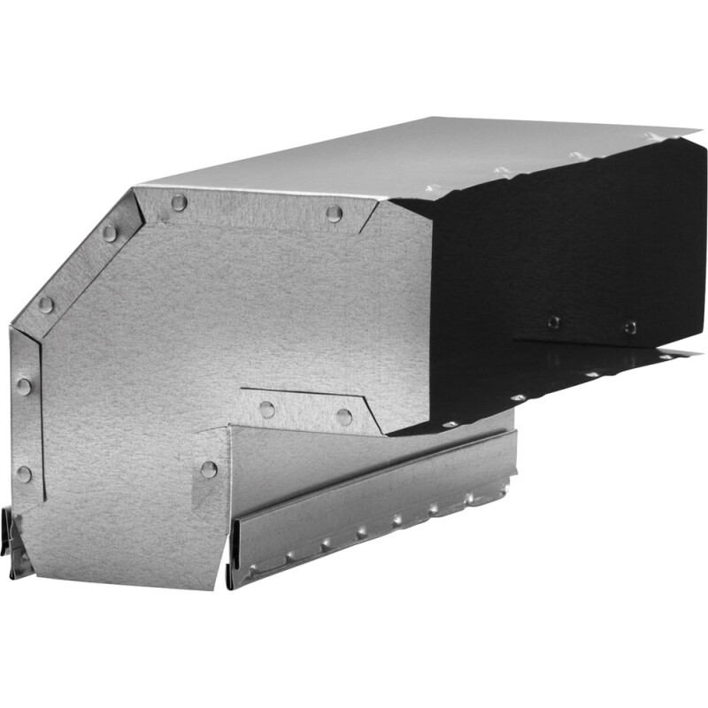 Vertical Elbow Transition for Range Hoods and Bath Ventilation Fans 428