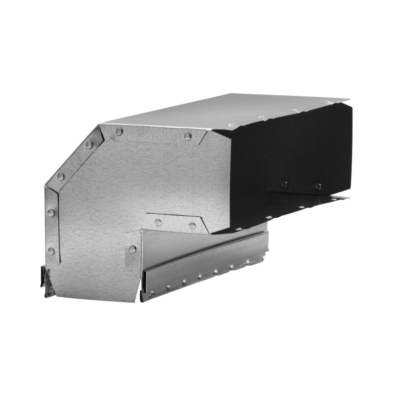 Vertical Elbow Transition for Range Hoods and Bath Ventilation Fans 428