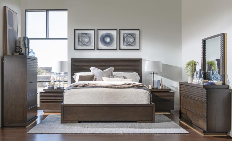 4290 Architect BR Complete Queen Panel Bed 5/0 42904105K