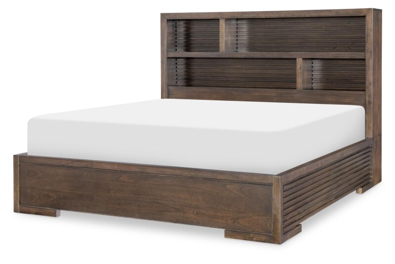 4290 Architect BR Complete Bookcase Queen Panel Bed 5/0 42904205K