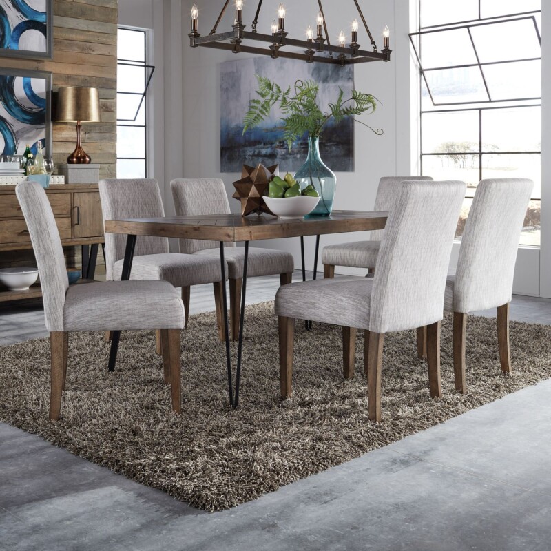 Horizons 7 Piece Rectangular Table Set 42CD7RLS