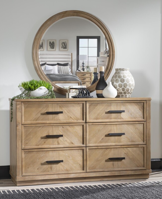 4380 Torrance BR Round Mirror 43800600