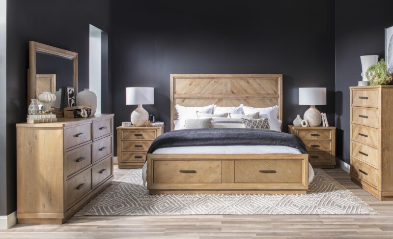 4380 Torrance BR Complete Queen Panel Storage Bed 5/0 43804405K