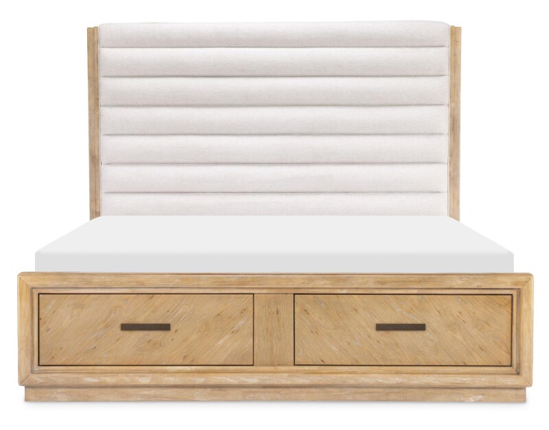 Complete Queen Channeled Uphostered Storage Bed 5/0 43804605K