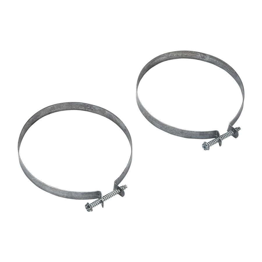 4" Stainless Steel Dryer Vent Hose Clamps with Phillips/hex head screw - 2 pack 4396008RP