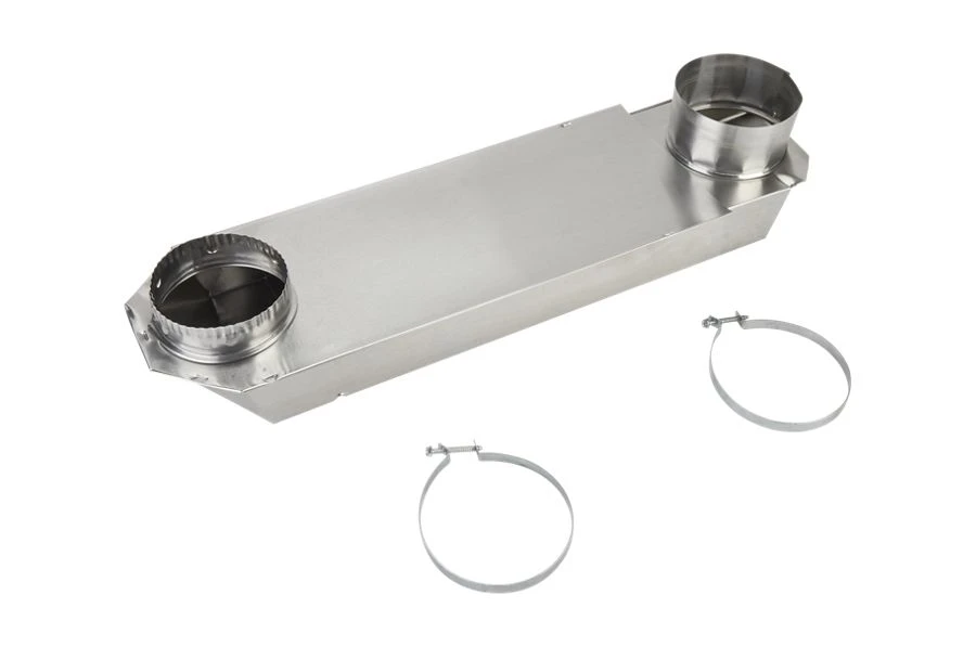 18"-29" Dryer Telescoping Vent Periscope for 2.5" clearance, with 1 male snap-lock fitting and draw-band collar 4396011RP