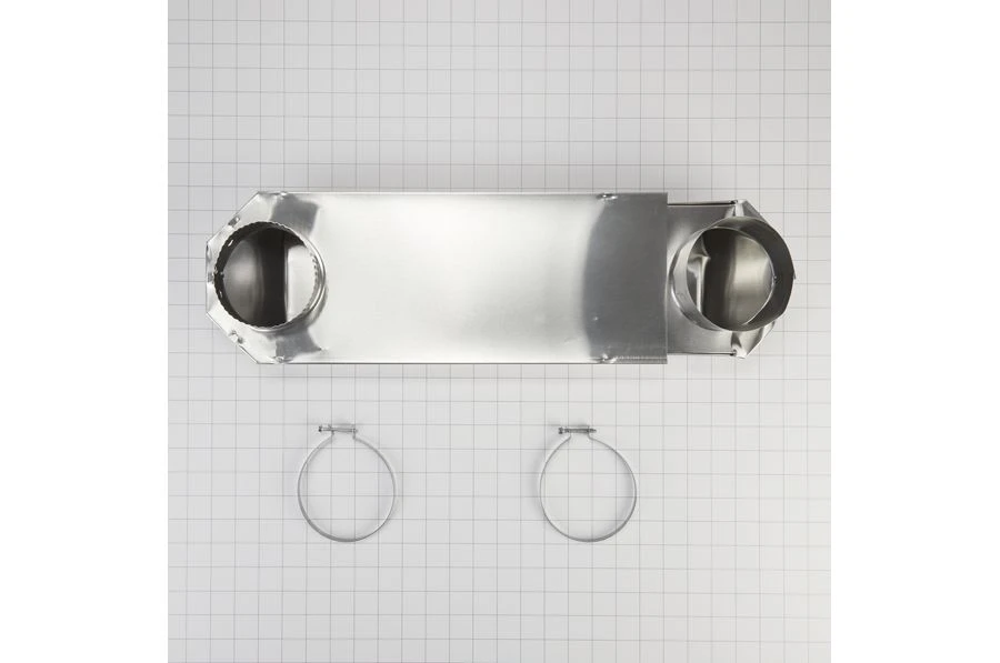 18"-29" Dryer Telescoping Vent Periscope for 2.5" clearance, with 1 male snap-lock fitting and draw-band collar 4396011RP