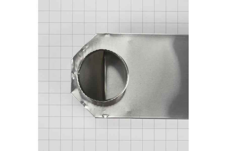 18"-29" Dryer Telescoping Vent Periscope for 2.5" clearance, with 1 male snap-lock fitting and draw-band collar 4396011RP