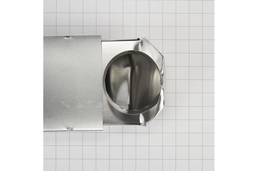 18"-29" Dryer Telescoping Vent Periscope for 2.5" clearance, with 1 male snap-lock fitting and draw-band collar 4396011RP