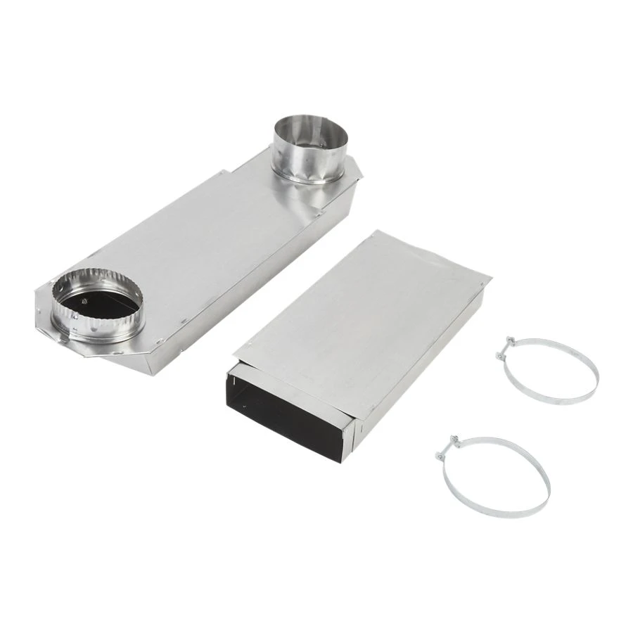 29"-50" Dryer Telescoping Vent Periscope for 2.5" clearance, with 1 male snap-lock fitting and 1 draw-band collar 4396014