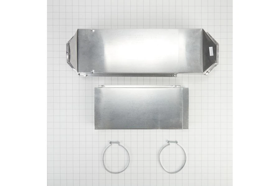 29"-50" Dryer Telescoping Vent Periscope for 2.5" clearance, with 1 male snap-lock fitting and 1 draw-band collar 4396014