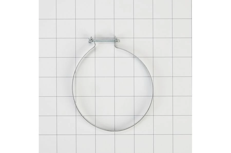 8' Dryer Exhaust Duct Kit with slit-cuff ends for male or female 4" openings, including 2 clamps 4396727RP