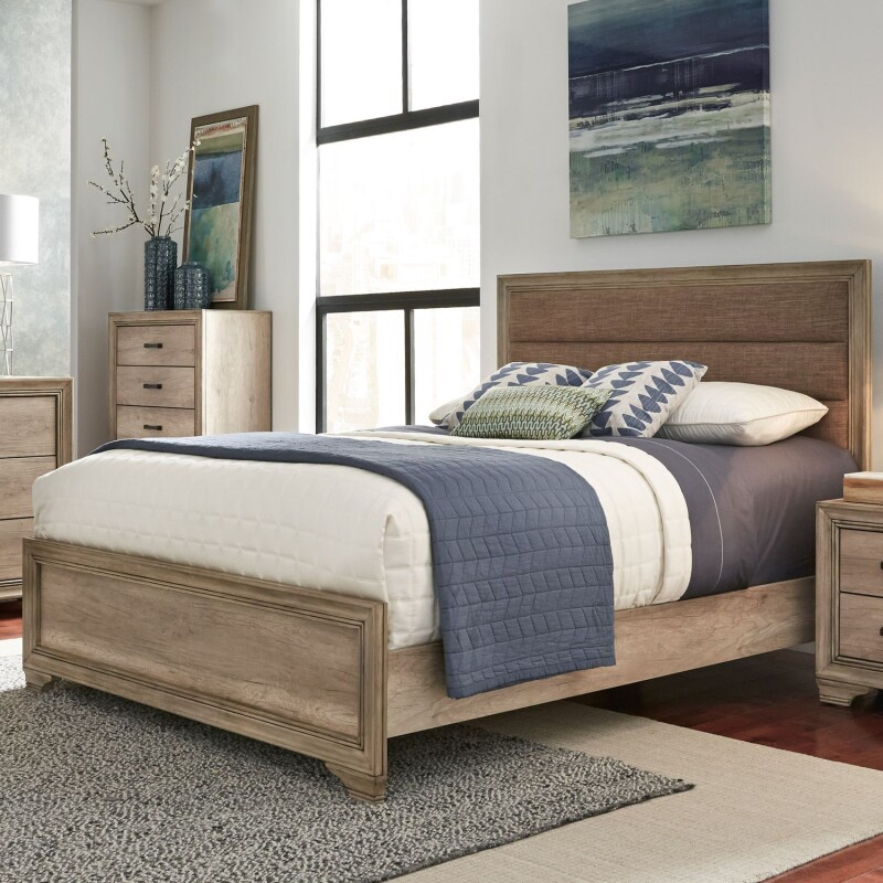 Sun Valley Queen Uph Panel Headboard & Footboard 439BR13HF