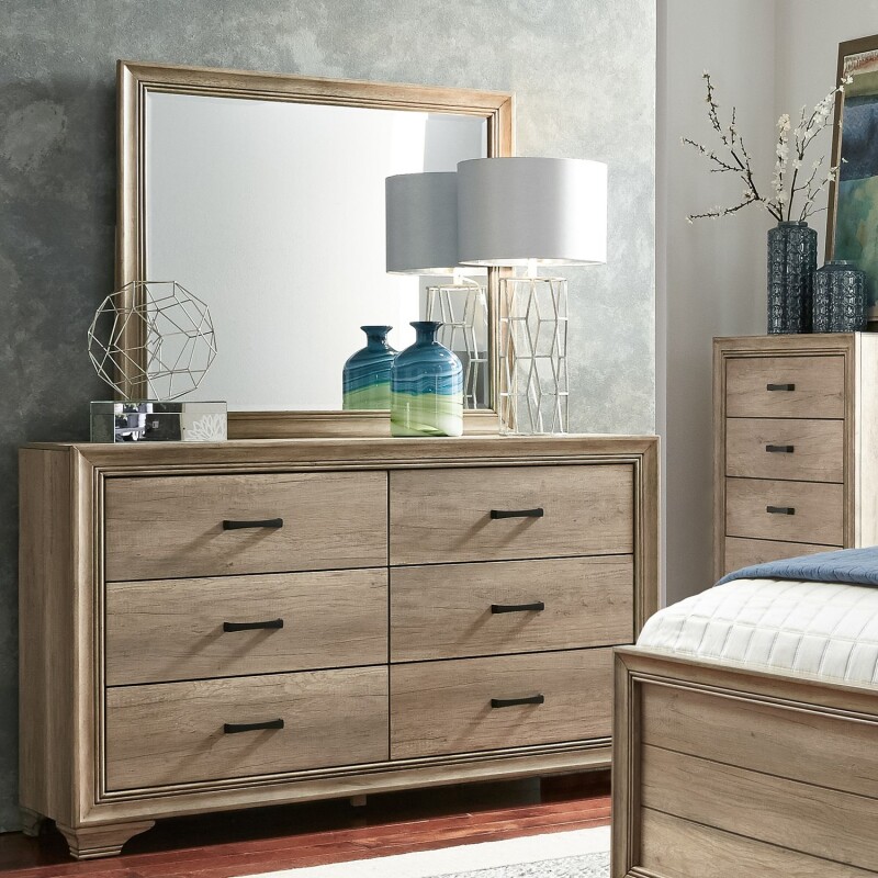 Sun Valley 6 Drawer Dresser 439BR31