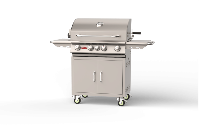 Angus Cart – 4 Burner Stainless Steel Gas Barbecue 44000