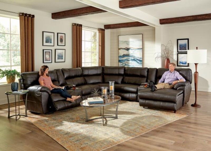 Maldini 445 RSF Armless Chair w/Console 4454