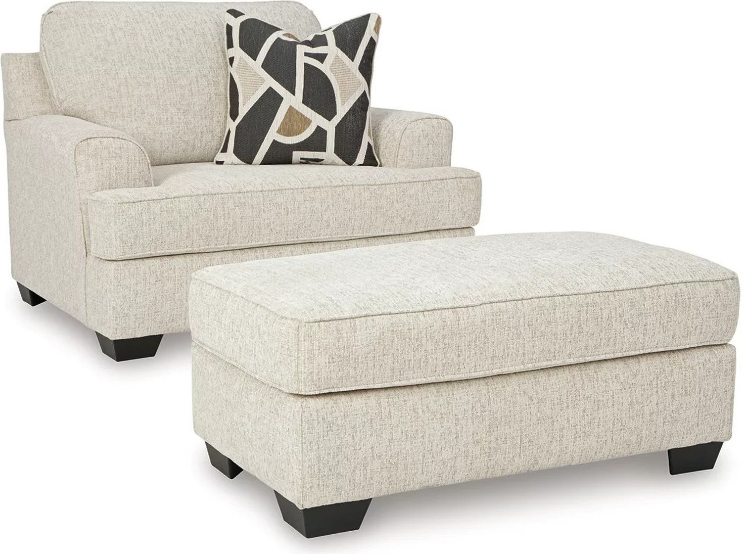 Heartcort Oversized Chair and Ottoman 44604U1