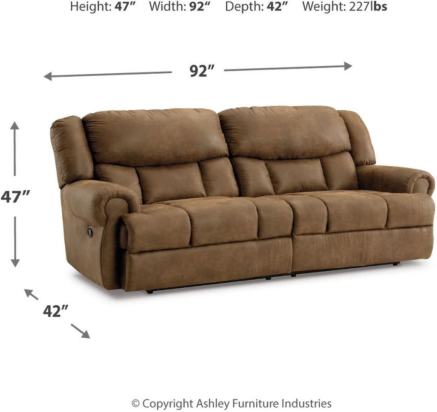 Boothbay Auburn 2 Seat Reclining Sofa 4470481