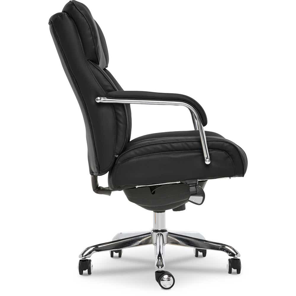 Sutherland Quilted Leather Office Chair, Jet Black - 44813A-LZB 44813ALZB