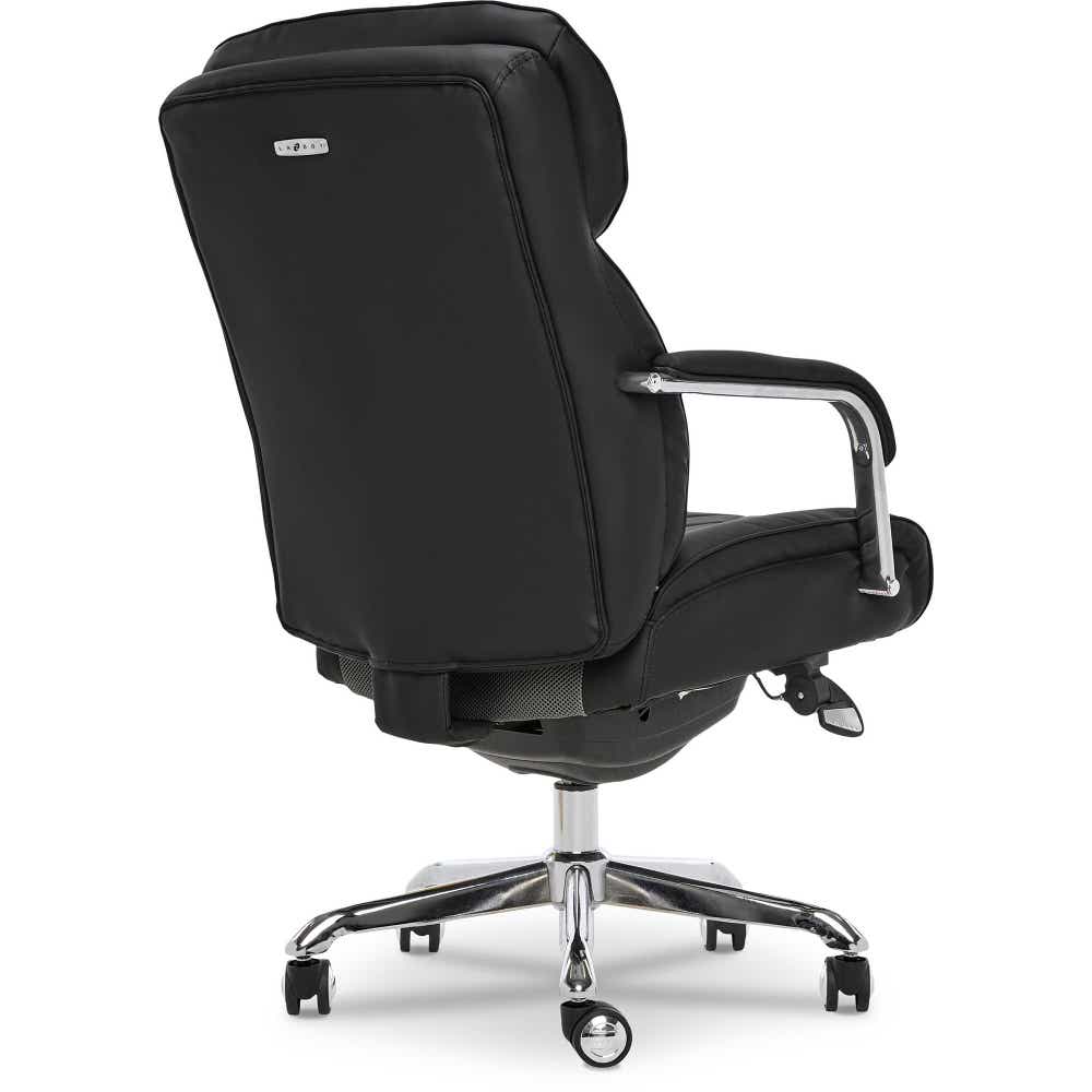 Sutherland Quilted Leather Office Chair, Jet Black - 44813A-LZB 44813ALZB